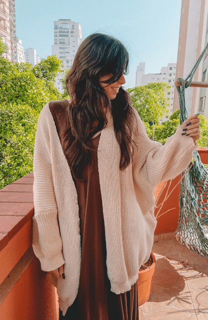 TRICOT OVERSIZED OFF WHITE