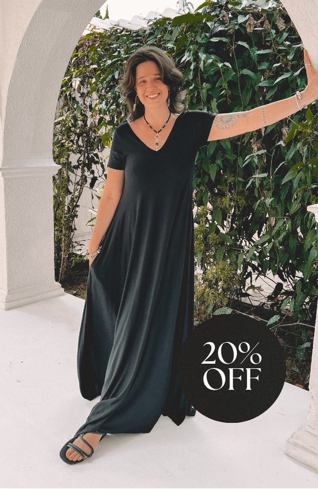 VESTIDO AMPLO PRETO