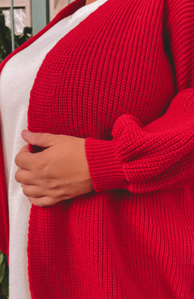 TRICOT OVERSIZED VERMELHO