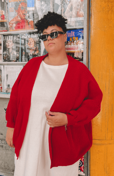 TRICOT OVERSIZED VERMELHO