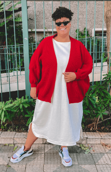 TRICOT OVERSIZED VERMELHO