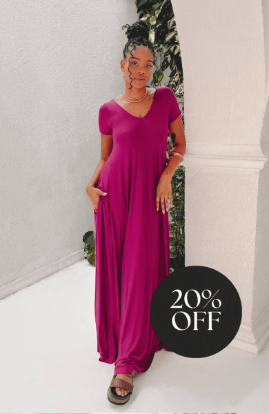 VESTIDO AMPLO ORQUIDEA